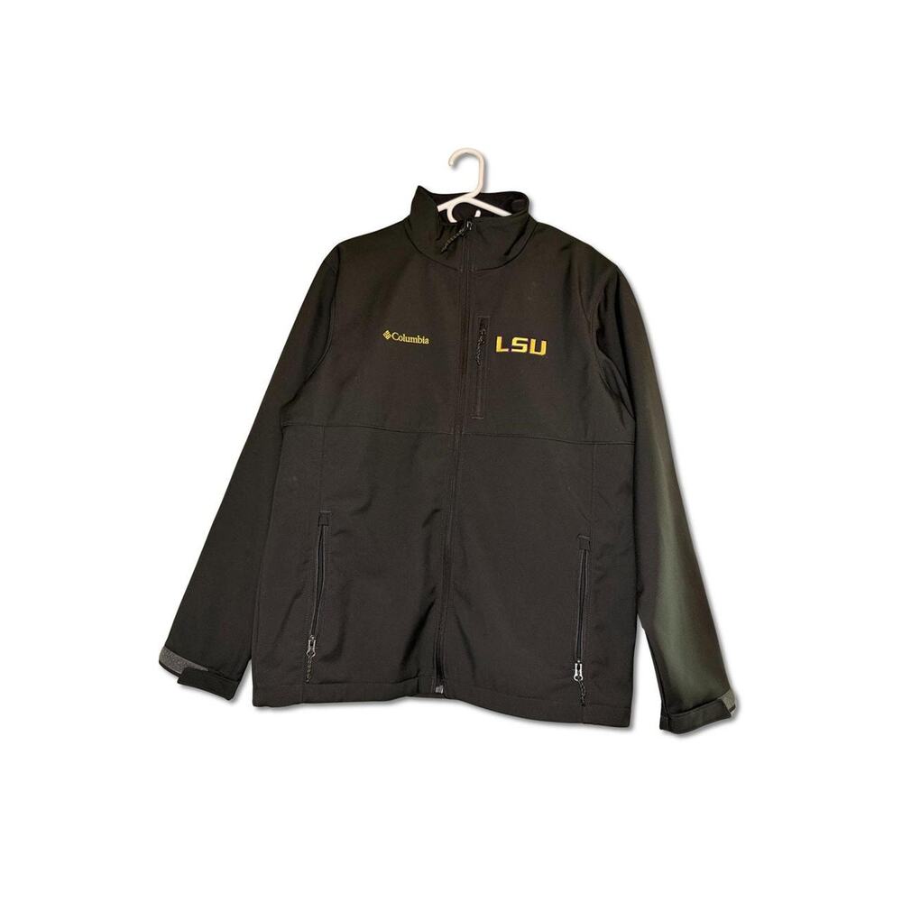 Columbia Zip‑Up Jacket | Black | Men's L | Full Zip | Lightweight